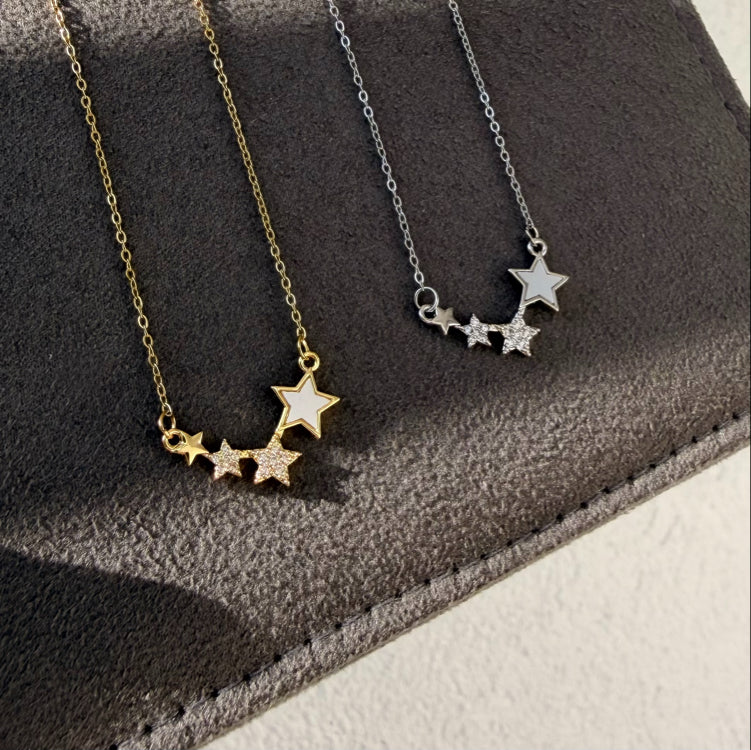 Collar Estrellitas Stainless Steel