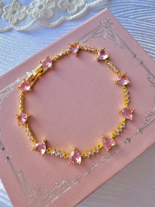 Pulsera Seven Hearts Golden