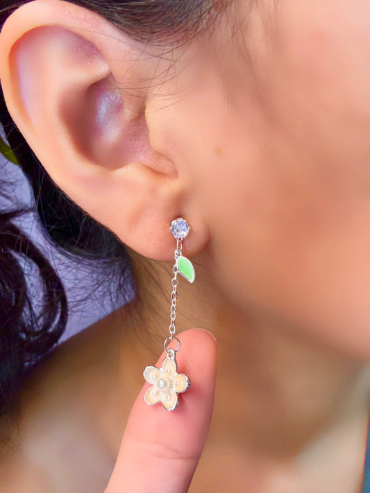 Aretes Cerezo Flor