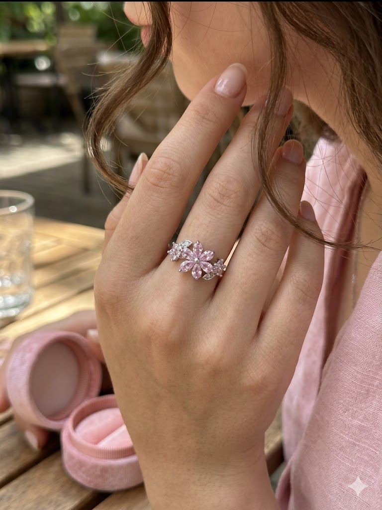 Anillo Cerezo Silver Plated