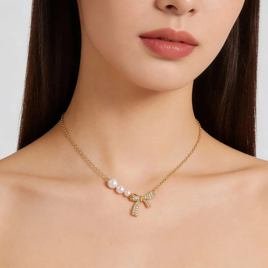 Collar Lazo Coquette Stainless Steel
