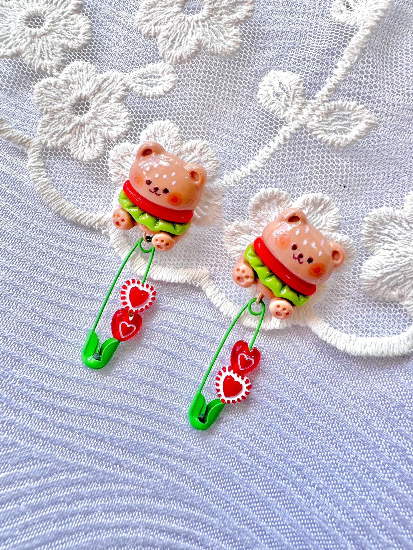 Aretes Osito Burger