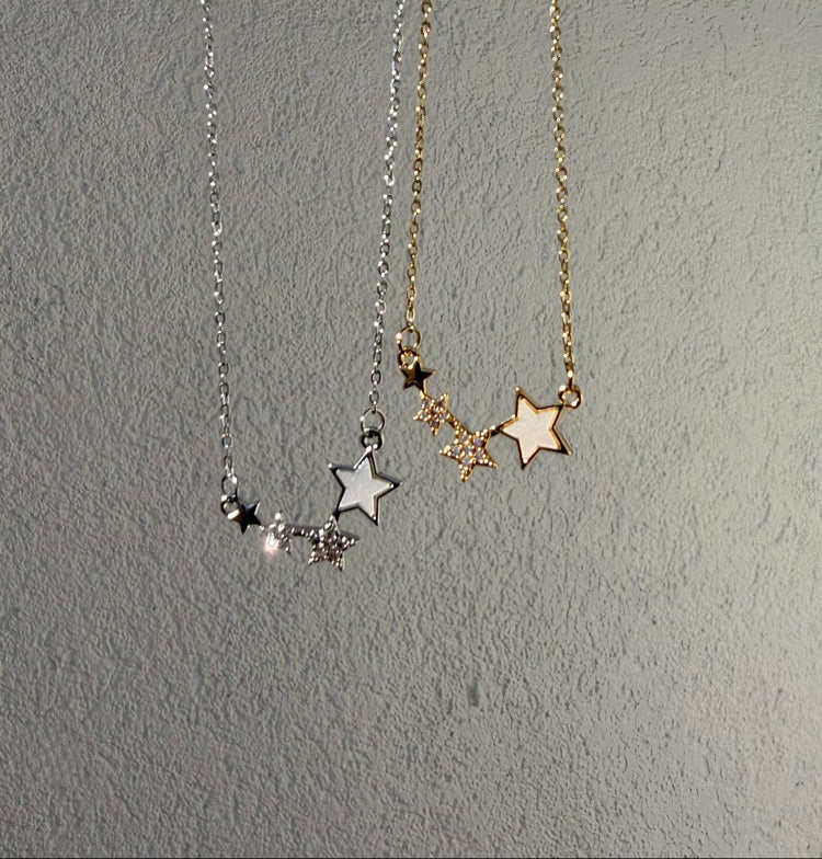 Collar Estrellitas Stainless Steel