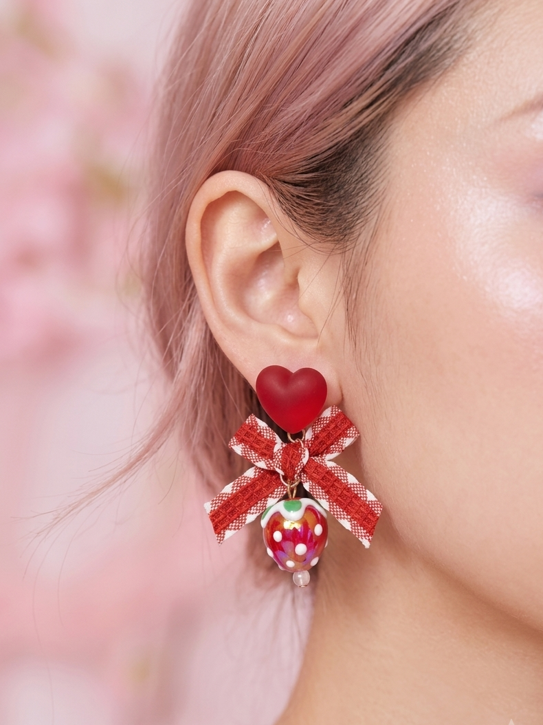 Aretes Strawberry
