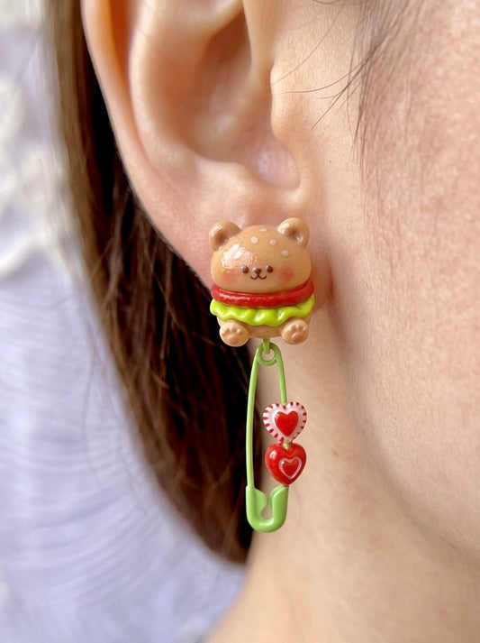 Aretes Osito Burger