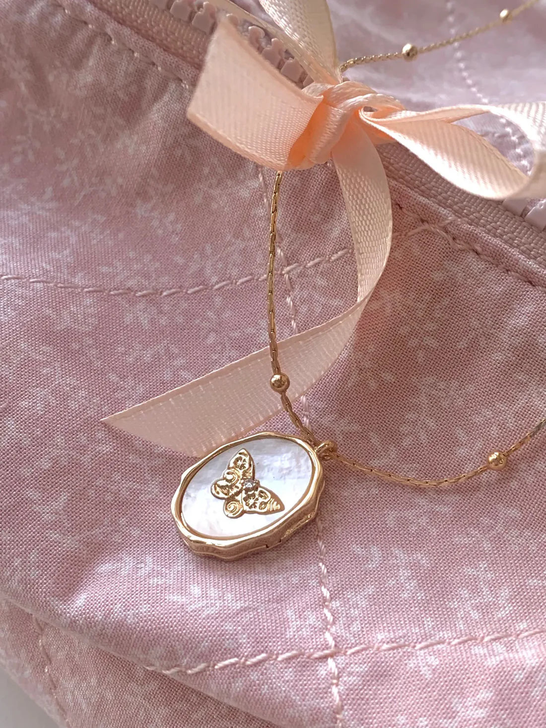 Collar Relicario Butterfly