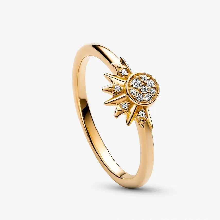 Anillo Sol y Luna Gold Filled