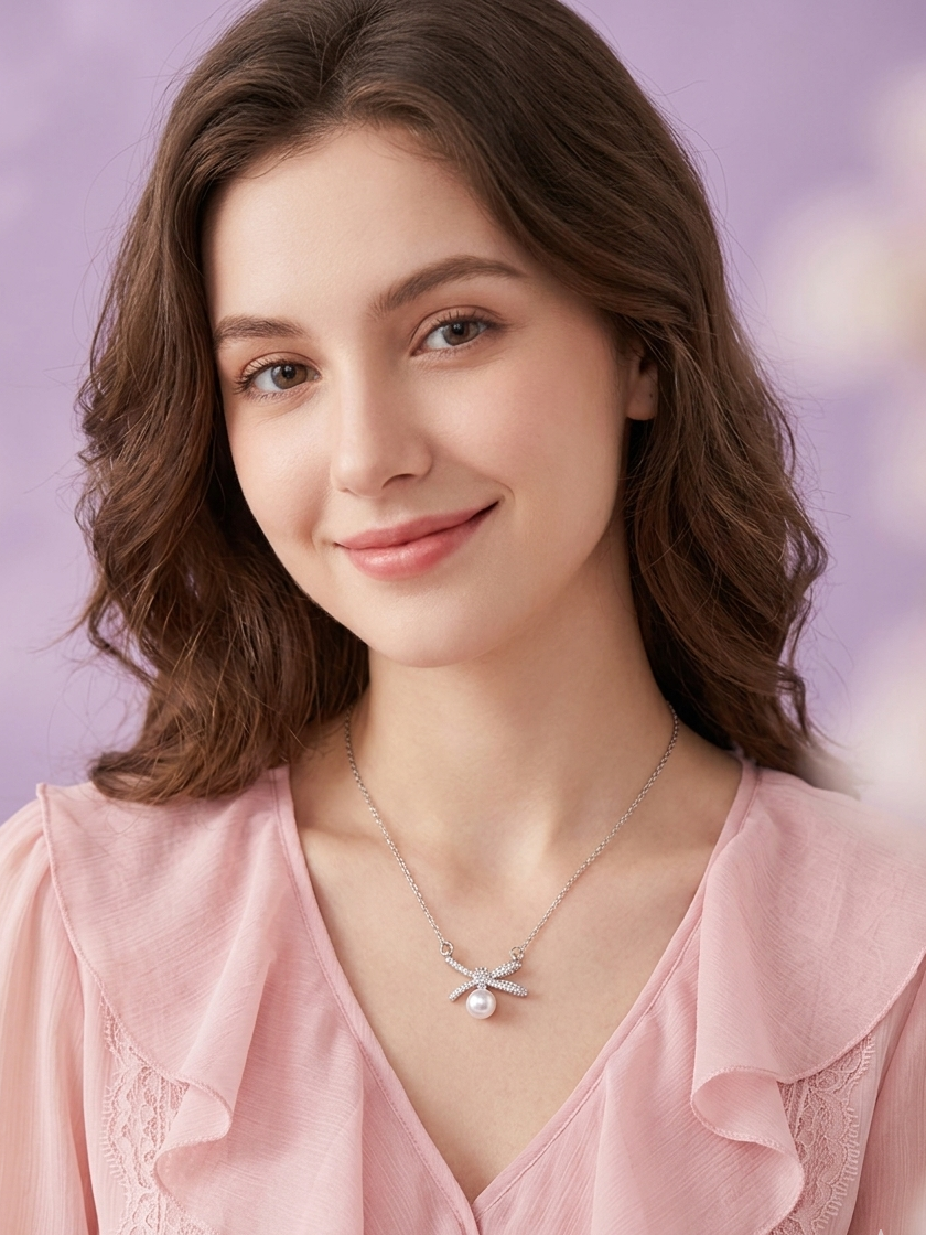 Collar Miss Pearl Stainless Steel