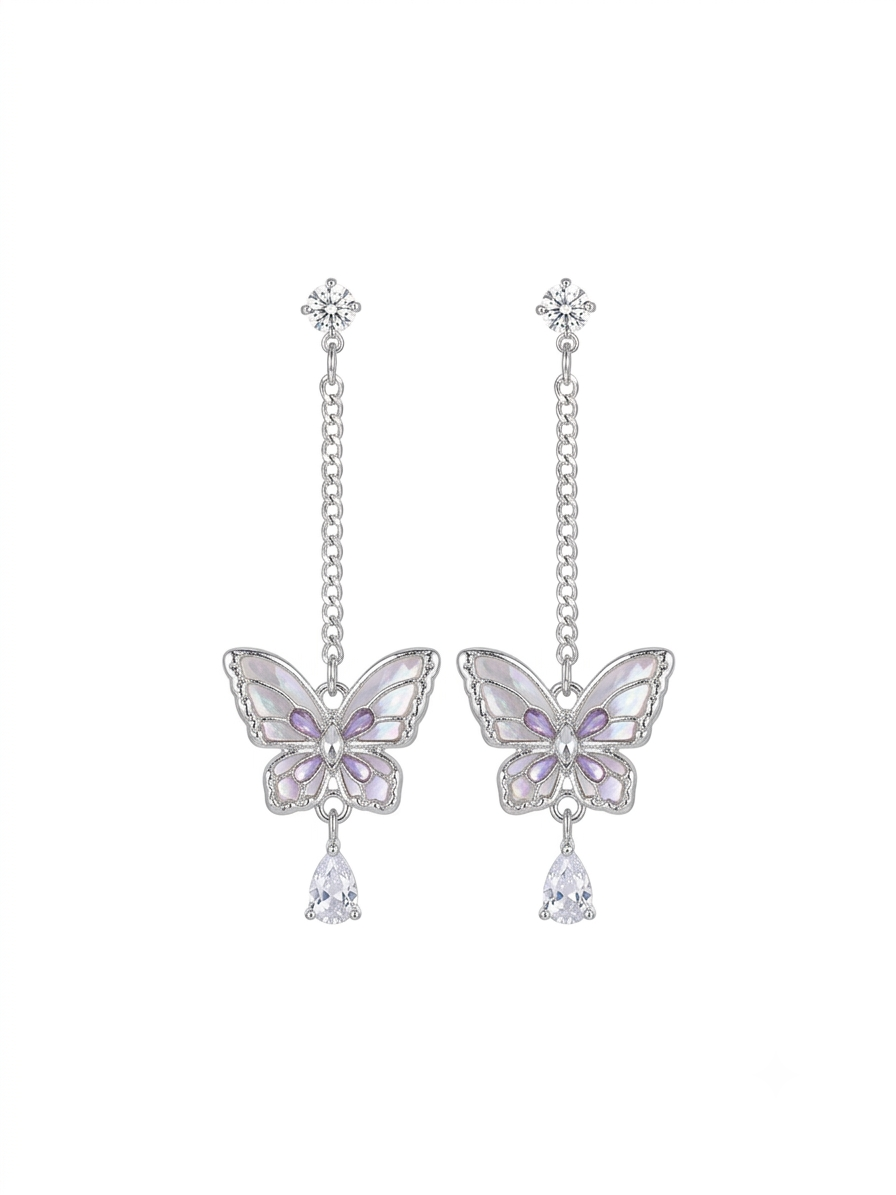 Aretes Marip Lila