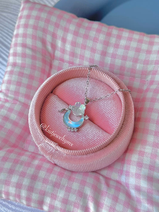 Collar Luna Primaveras Stainless Steel