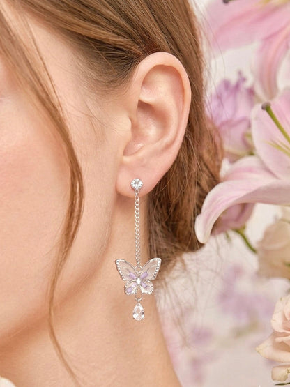 Aretes Marip Lila