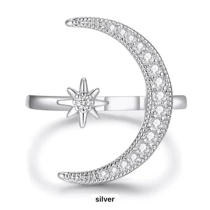 Anillo Lunar Plata Ley 925
