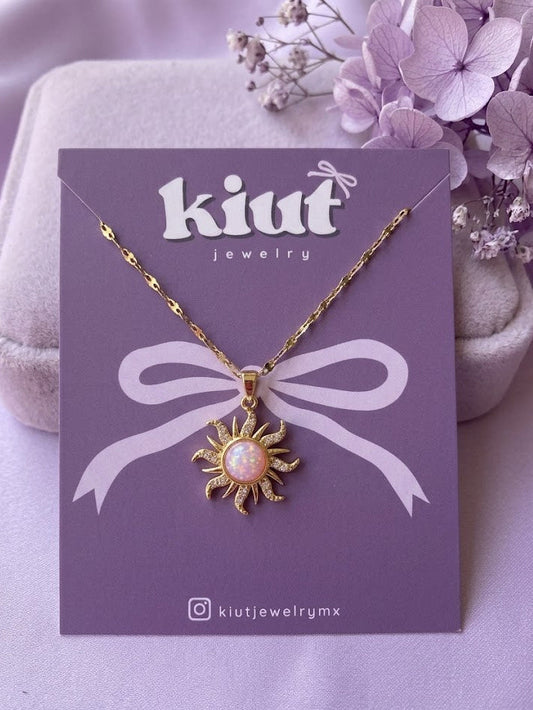 Collar Rapunzel Pink Stainless Steel