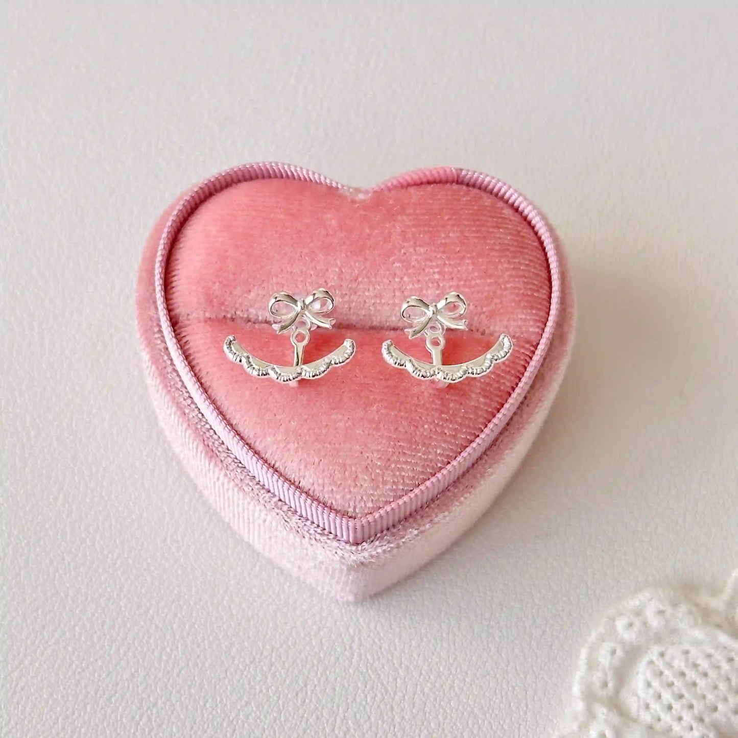 Aretes Dulce Lasso de Encaje