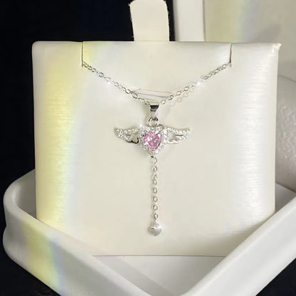 Collar Varita Pink Stainless Steel