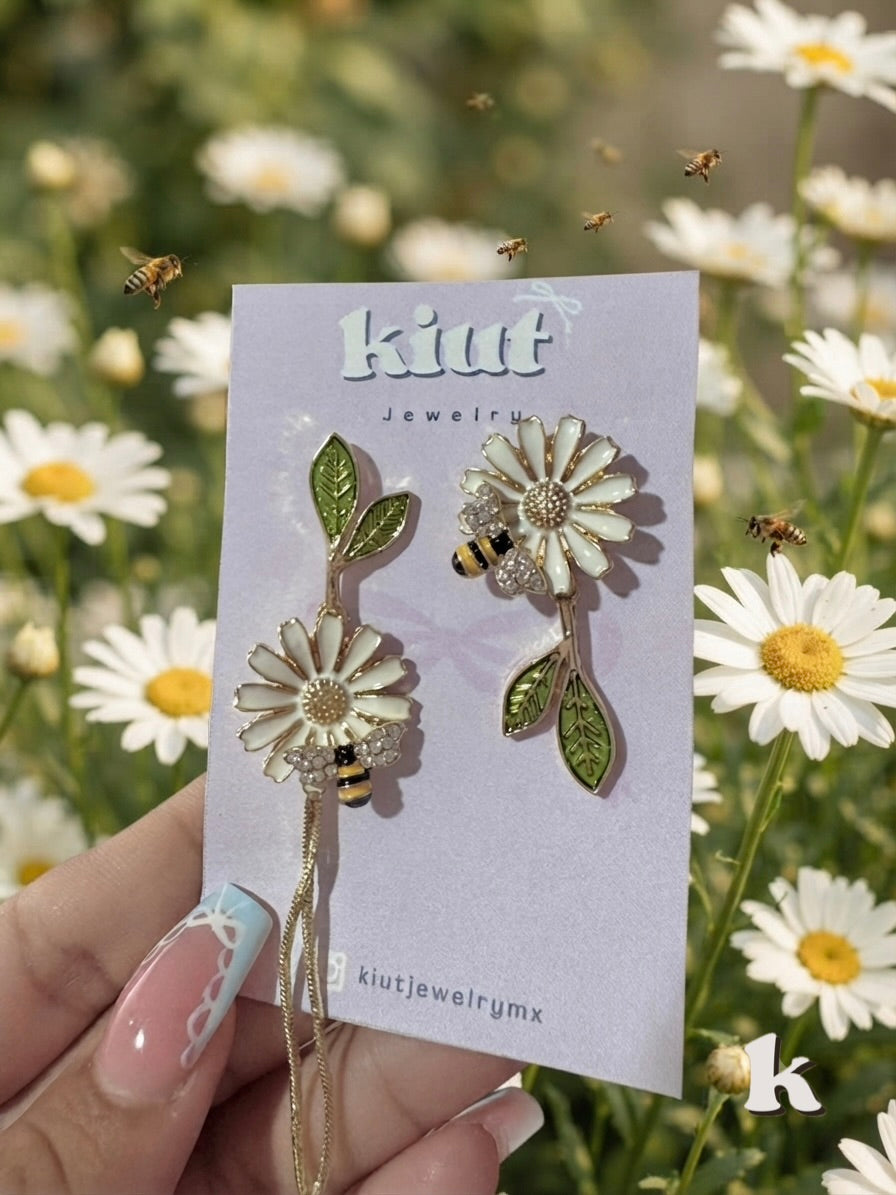 Aretes Abejas