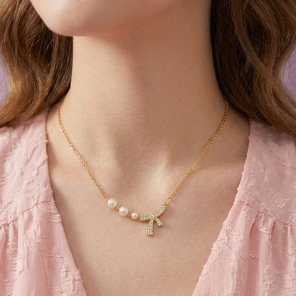 Collar Lazo Coquette Stainless Steel
