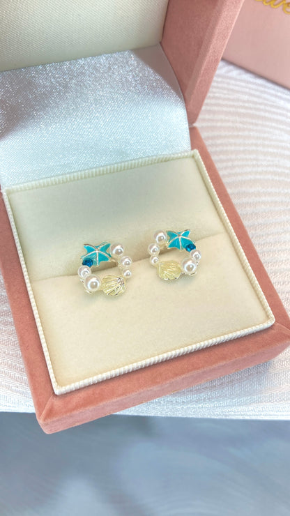 Aretes Almejitas