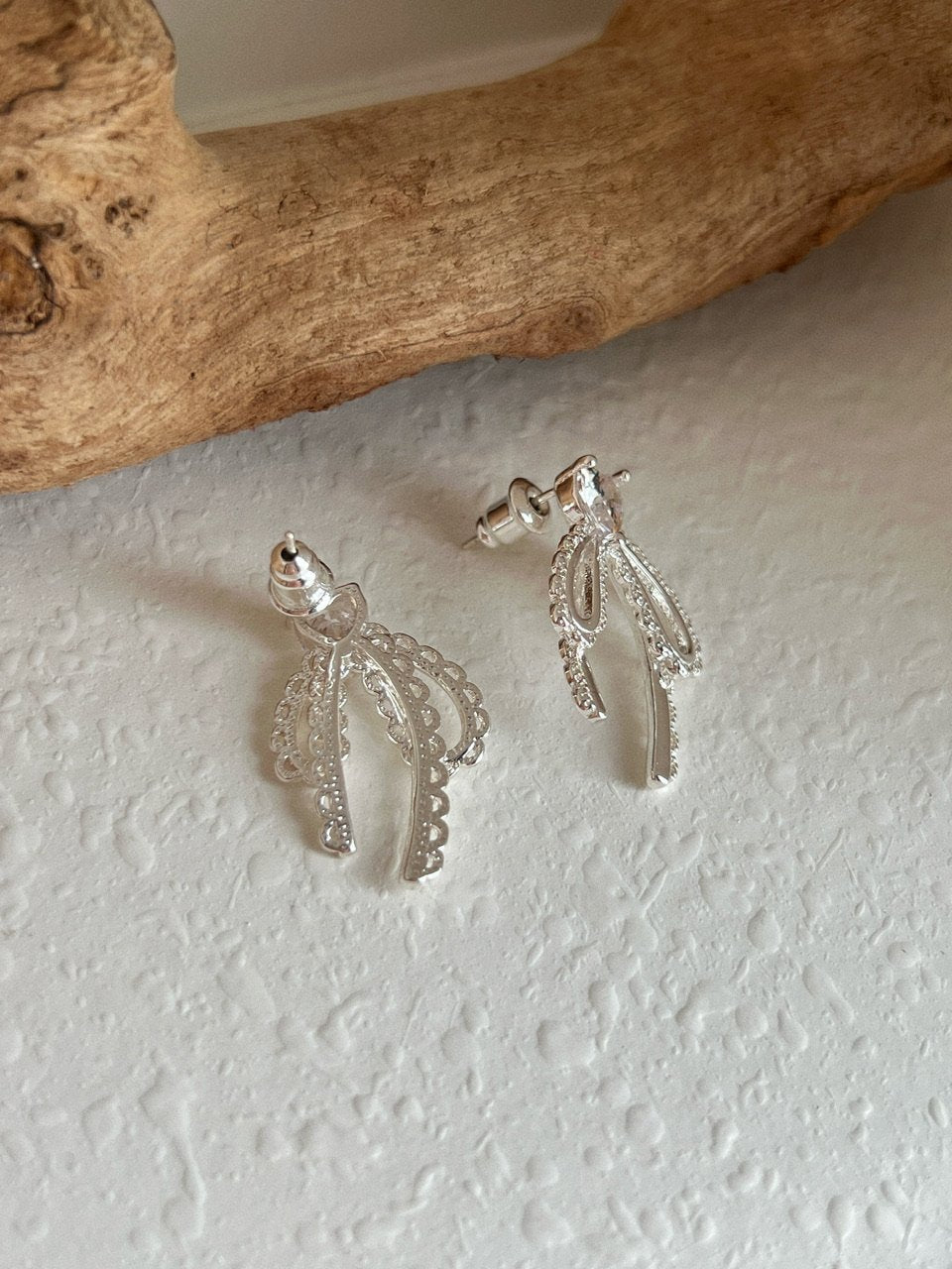 Aretes de Lazo Encaje