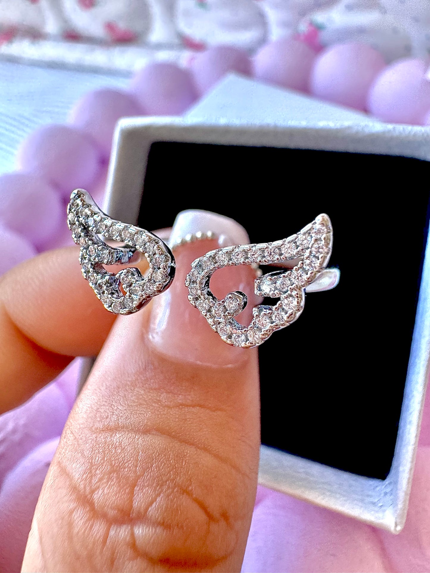 Anillo Wings Silver Plated