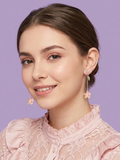 Aretes Cerezo Flor