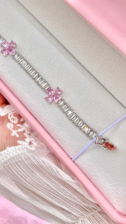 Pulsera Trebol Rosé