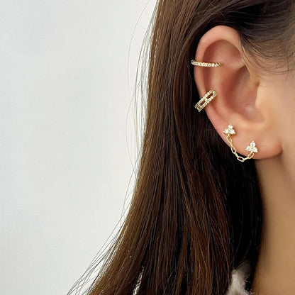 Aretes Enchanted Doble Piercing