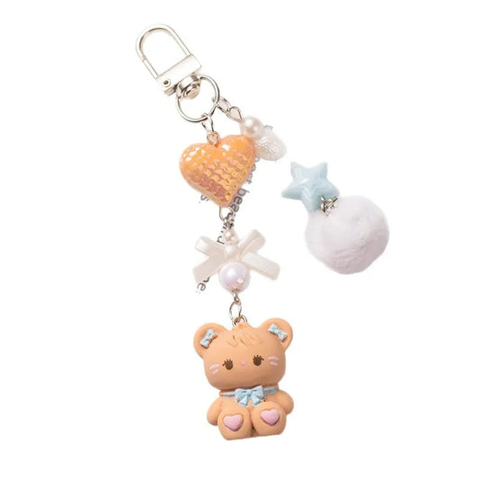 Llavero Colgante Teddy Coffe