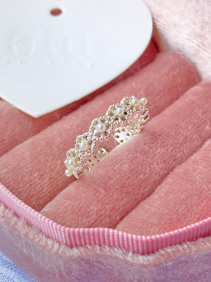 Anillo Cuentas en perlas