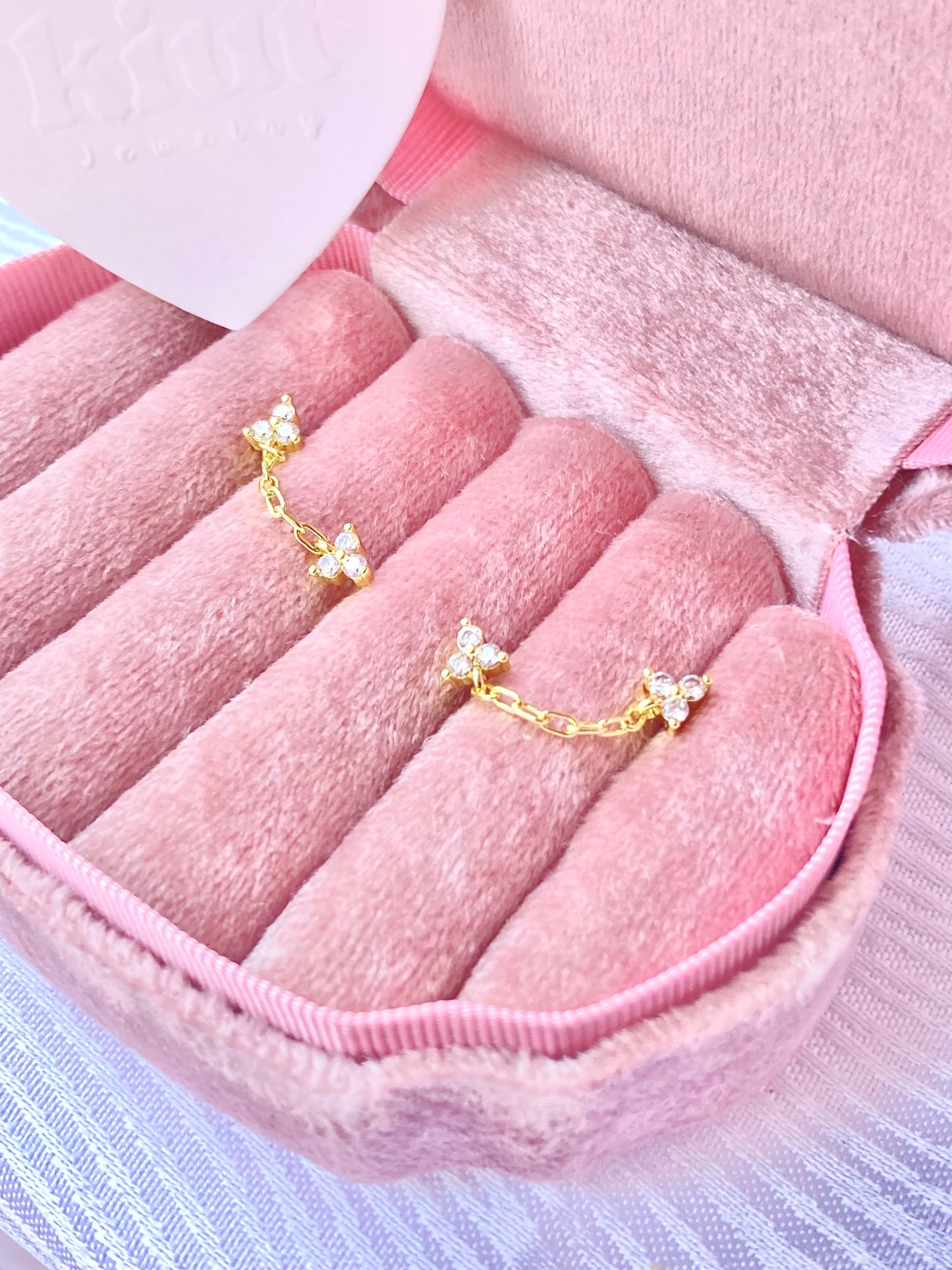Aretes Enchanted Doble Piercing