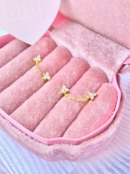 Aretes Enchanted Doble Piercing