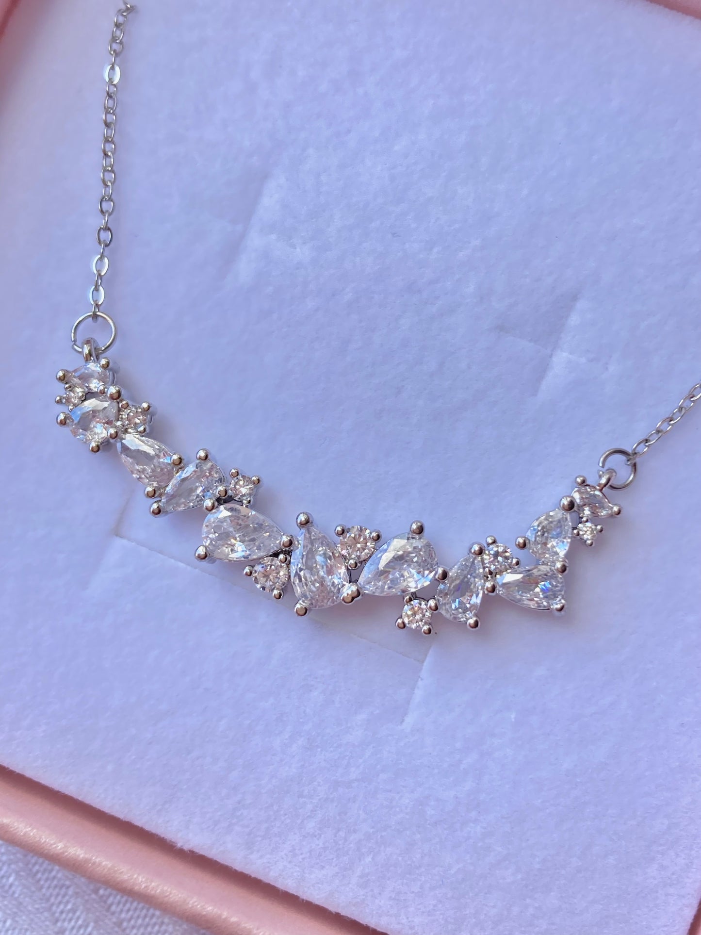Collar Beauty Cristals Stainlees Steel