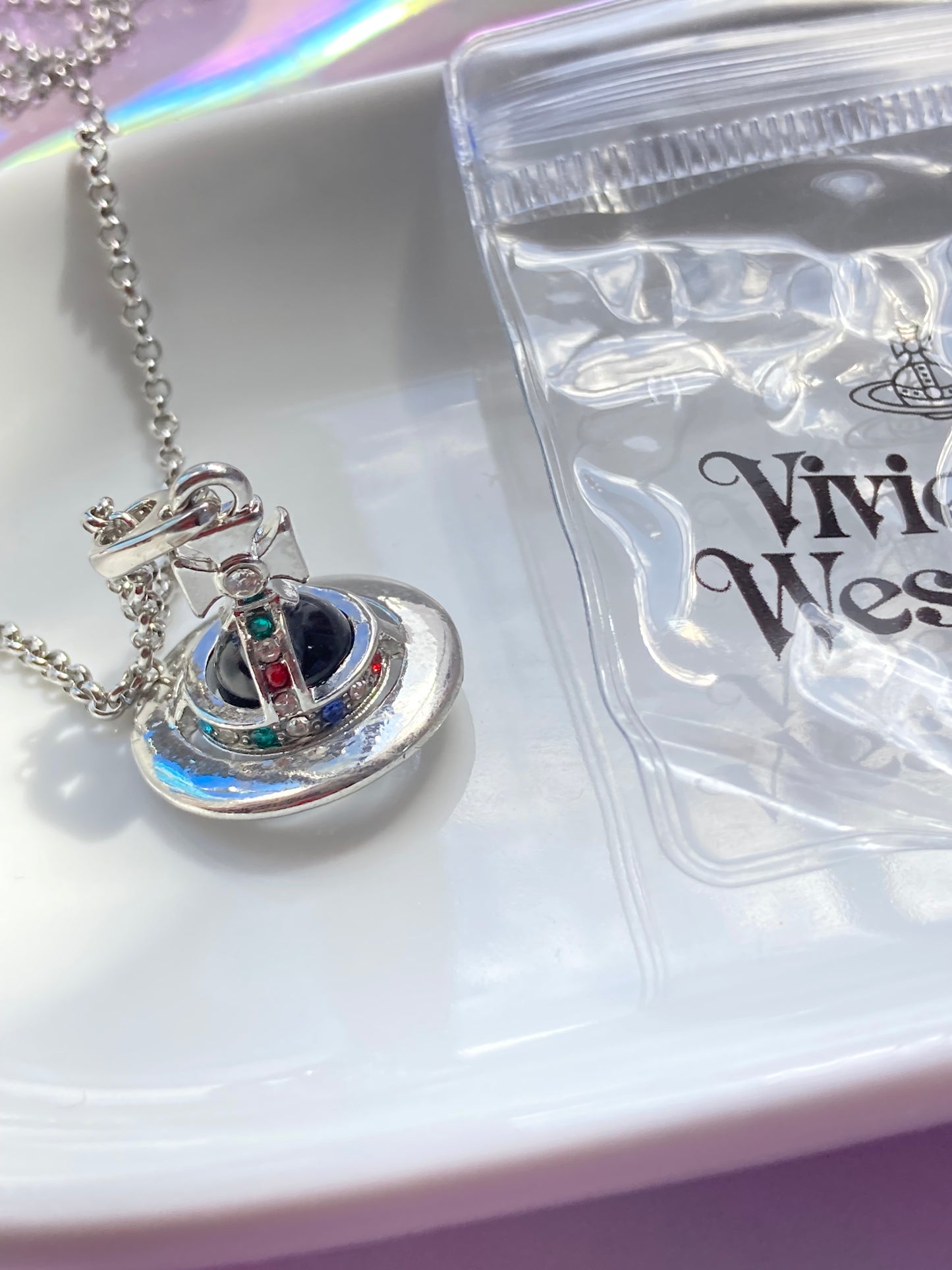 Collar Silver Vivienne West Stainless Steel
