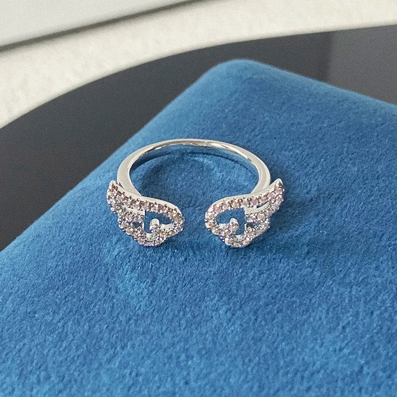 Anillo Wings Silver Plated