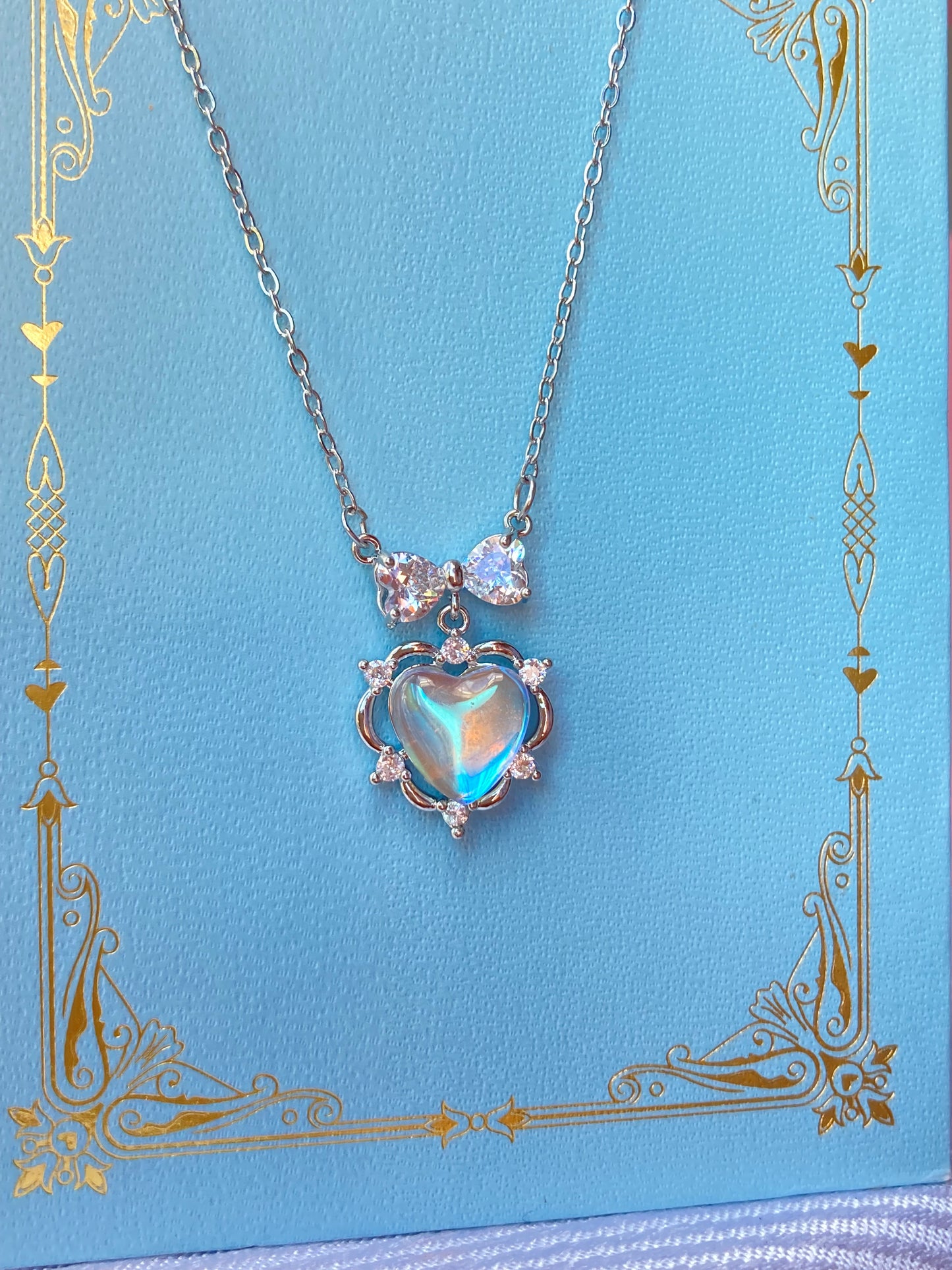 Collar Romance Blue Stainless Steel