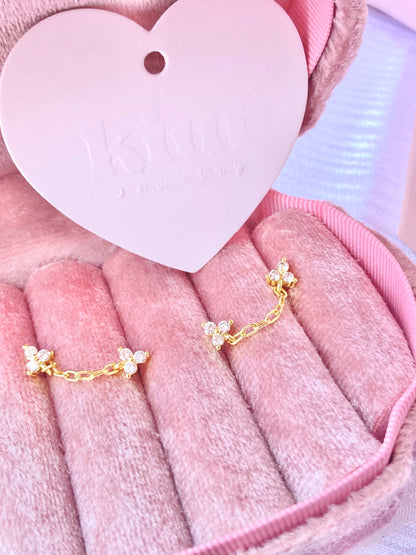 Aretes Enchanted Doble Piercing