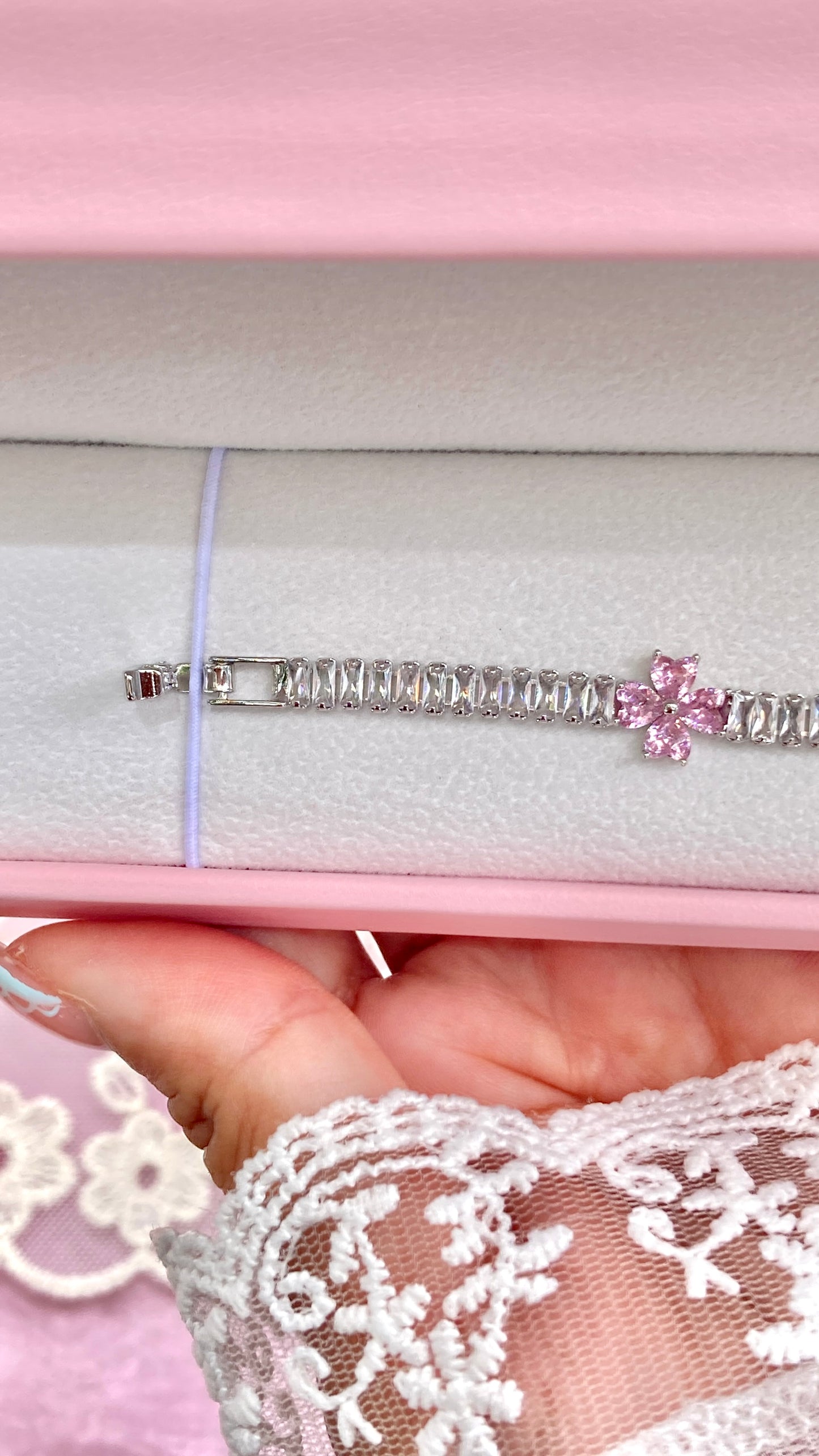 Pulsera Trebol Rosé