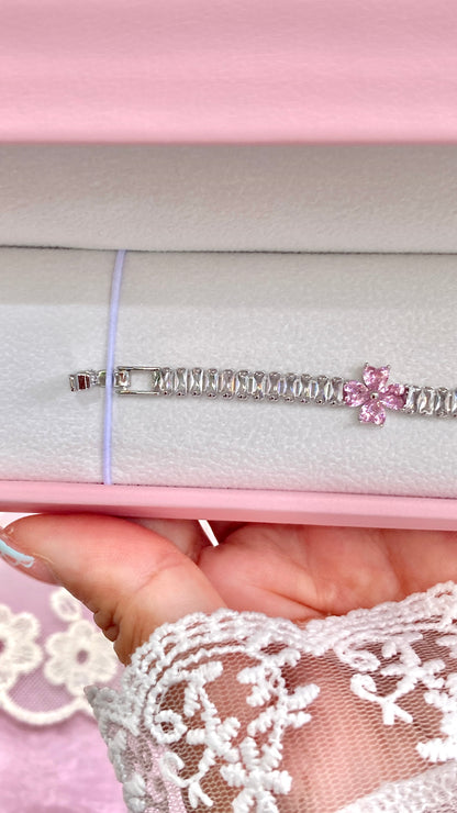 Pulsera Trebol Rosé