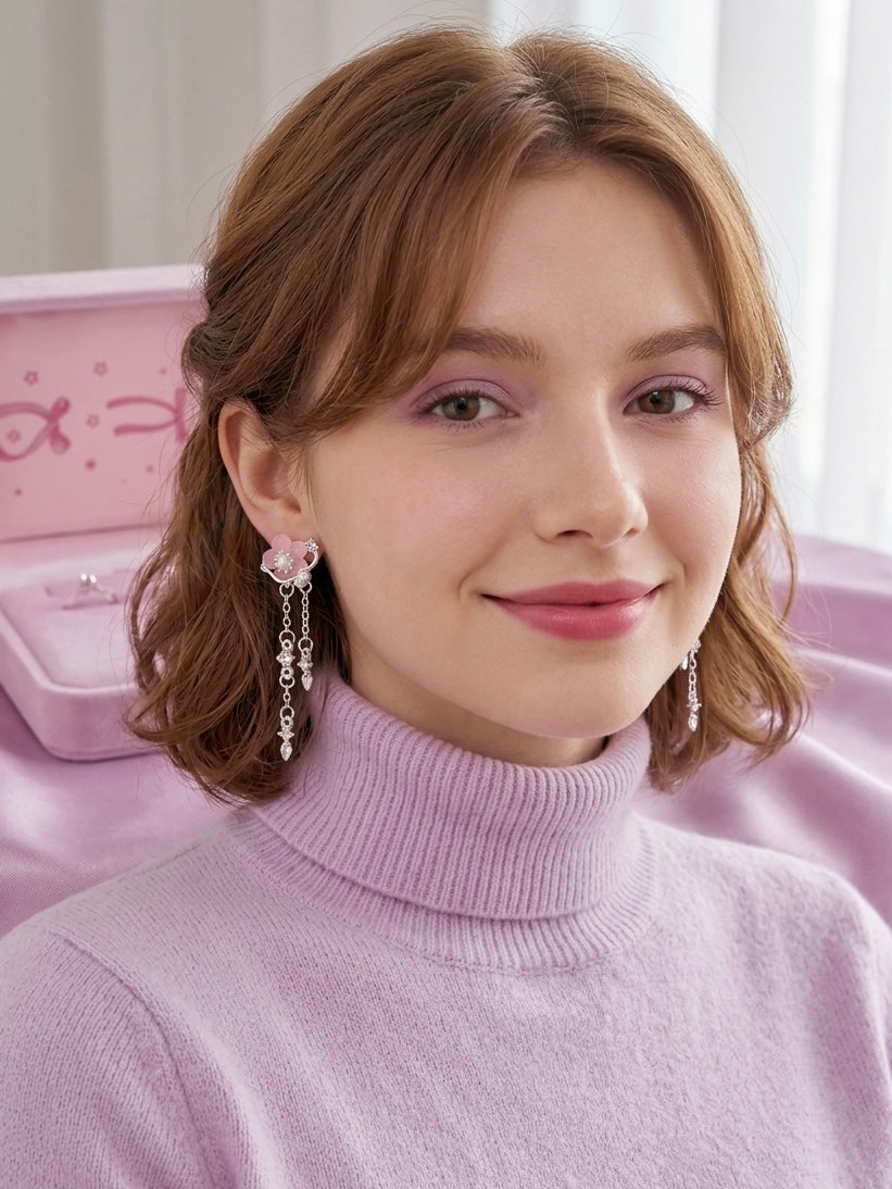 Aretes Cherry Blossom