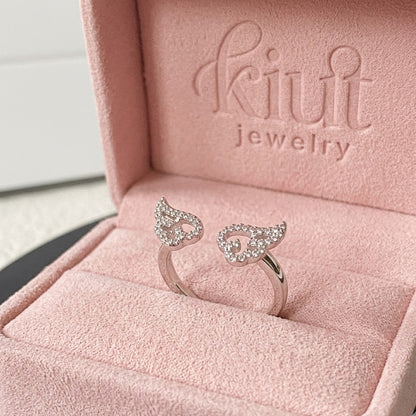 Anillo Wings Silver Plated
