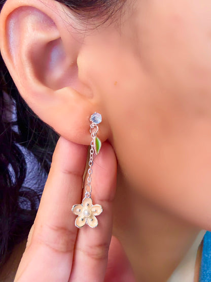 Aretes Cerezo Flor