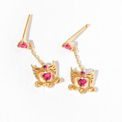 Aretes Bruja Scarlet Golden