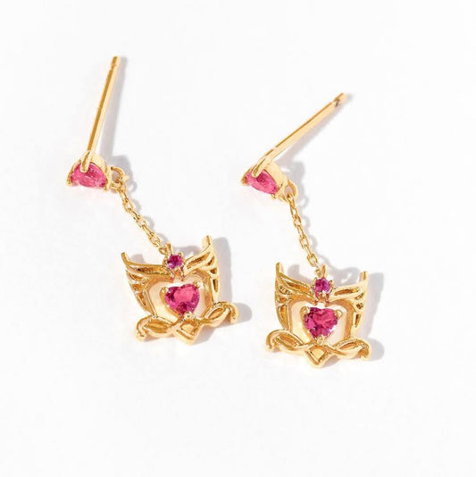 Aretes Bruja Scarlet Golden