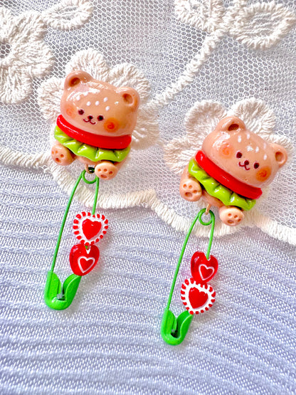 Aretes Osito Burger