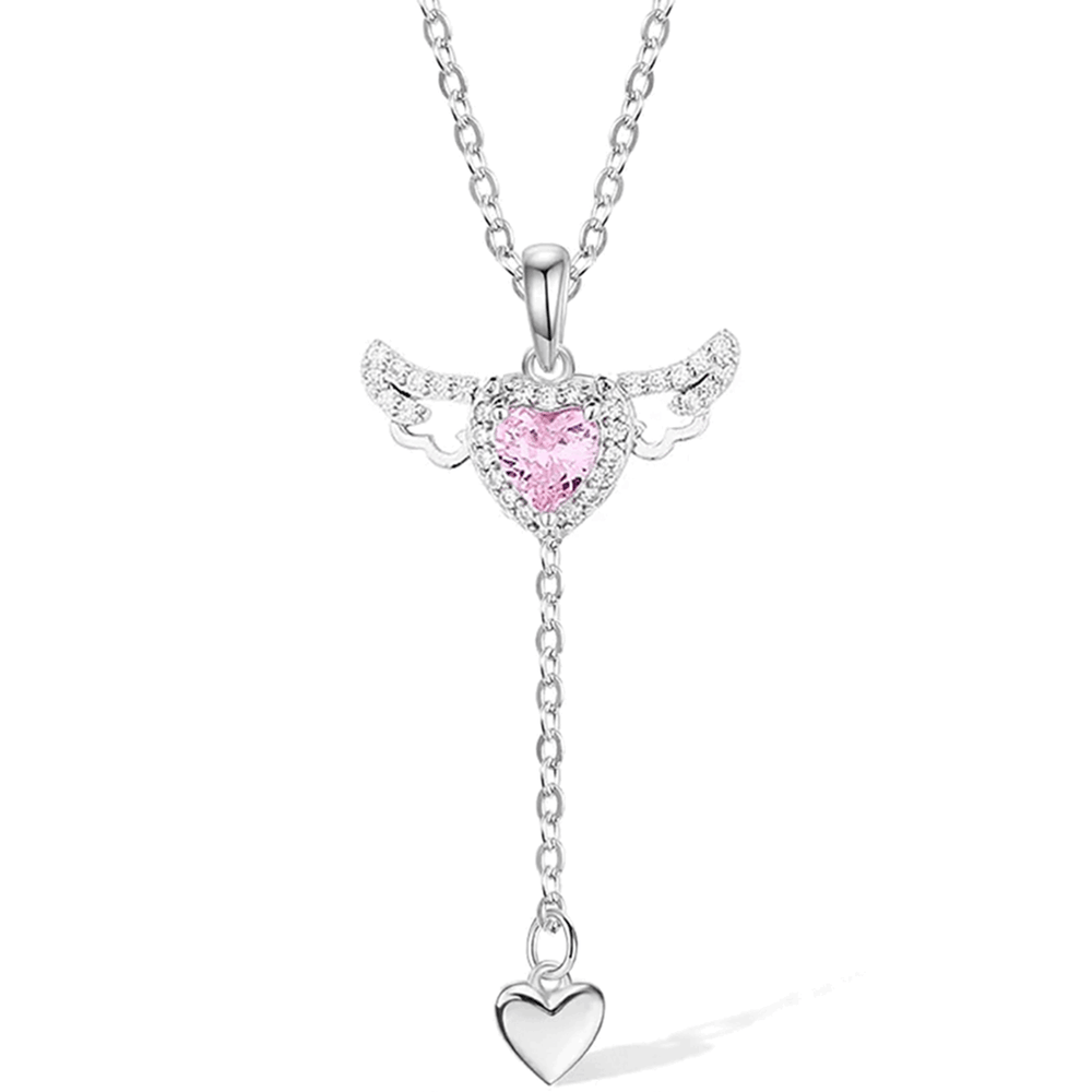 Collar Varita Pink Stainless Steel