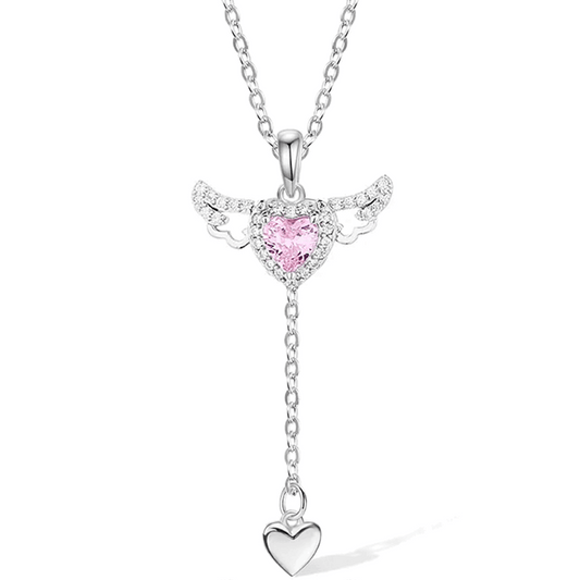 Collar Varita Pink Stainless Steel
