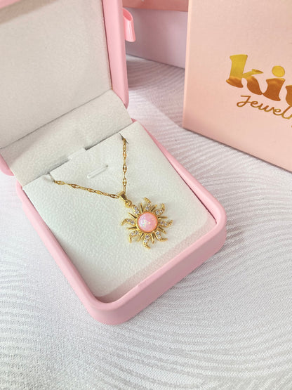 Collar Rapunzel Pink Stainless Steel