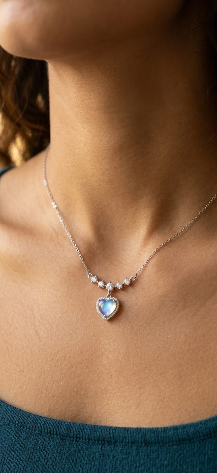 Collar Romance Blue Stainless Steel