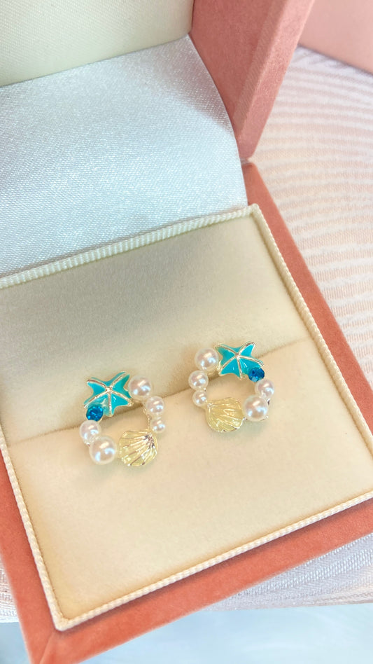 Aretes Almejitas