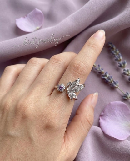 Anillo Adelotypa Silver Plated